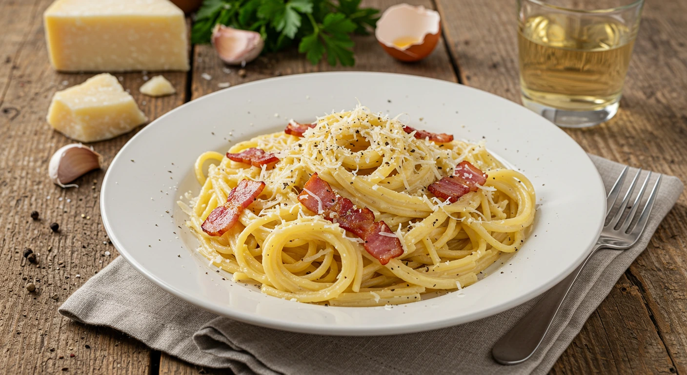 carbonara italienisch – Traditionelles Rezept aus Italien
